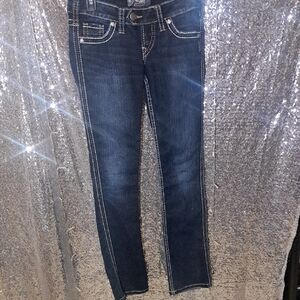 Silver 'Tuesday' Slim Bootcut